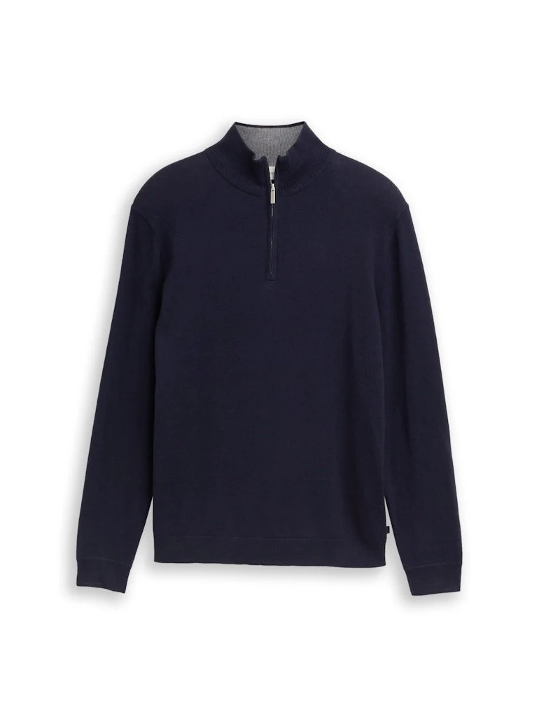 Tom Tailor Strickpullover blau