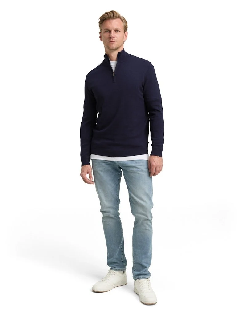 Tom Tailor Strickpullover blau