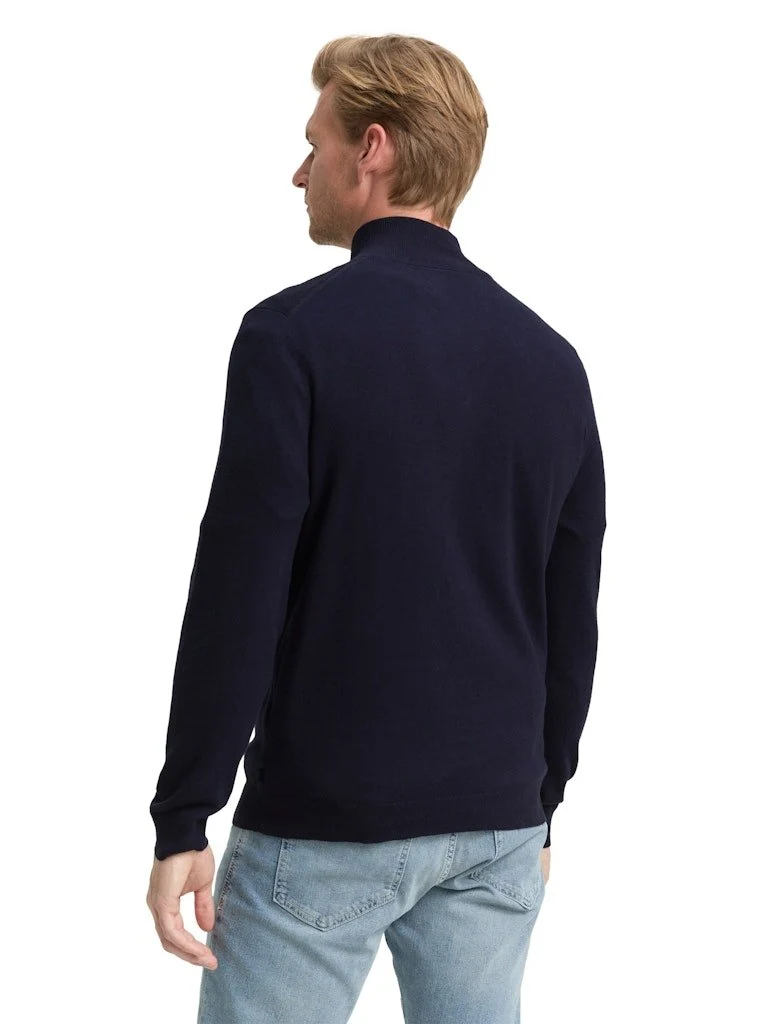 Tom Tailor Strickpullover blau