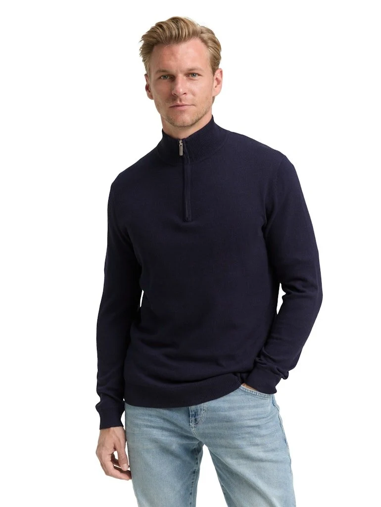 Tom Tailor Strickpullover blau