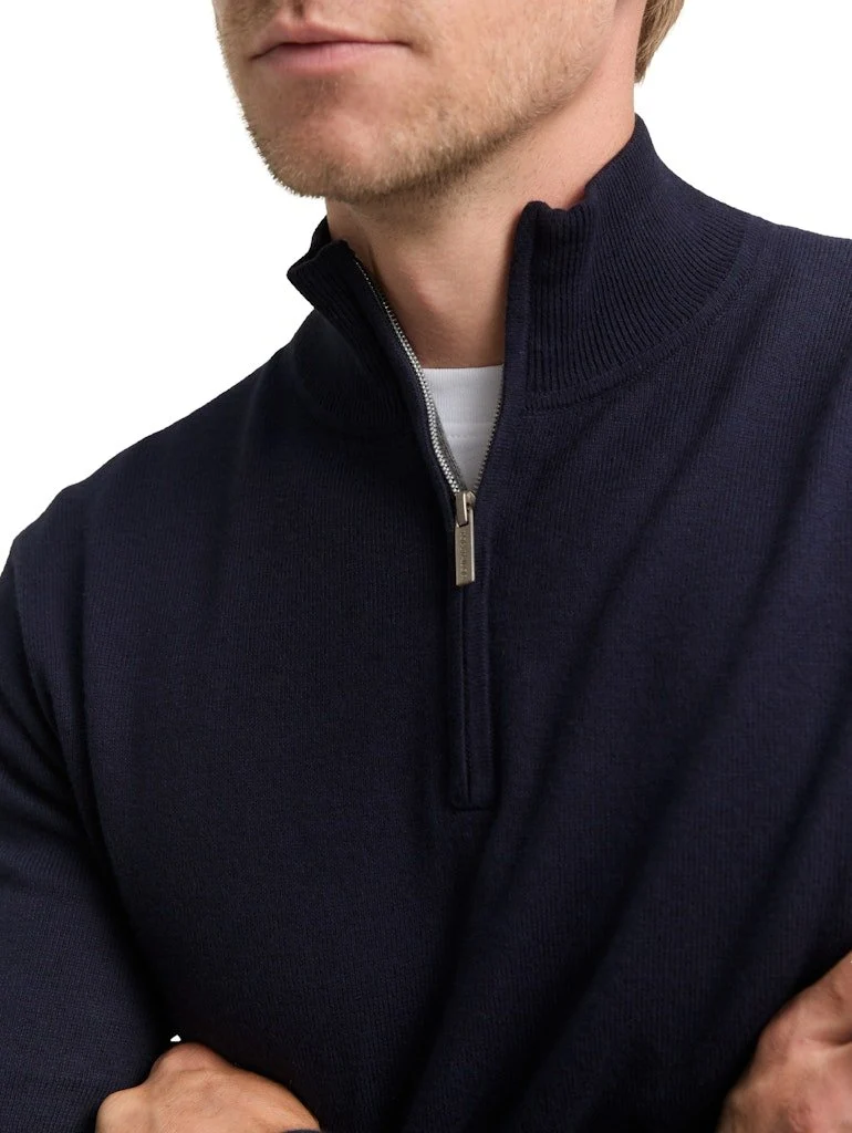 Tom Tailor Strickpullover blau