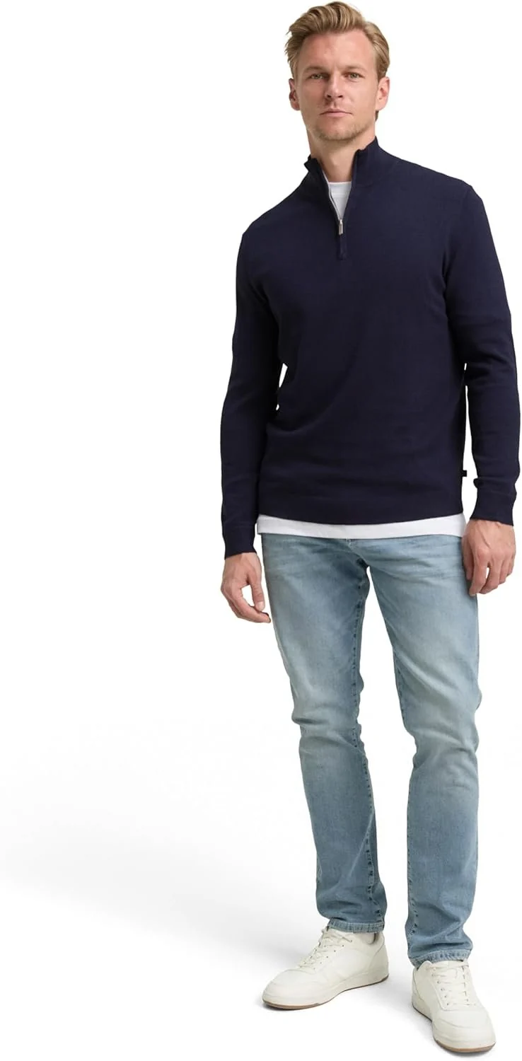 Tom Tailor Strickpullover blau