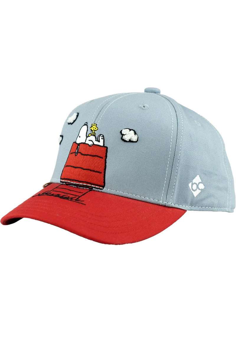 Kinder Cap mit Snoopy schläft - Stickerei