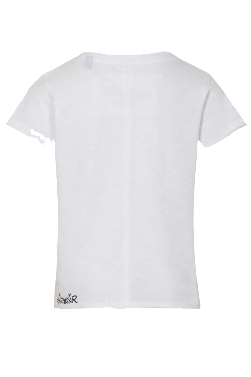 Trachten T-Shirt Kinder Hirsch mit Strass-Steinchen