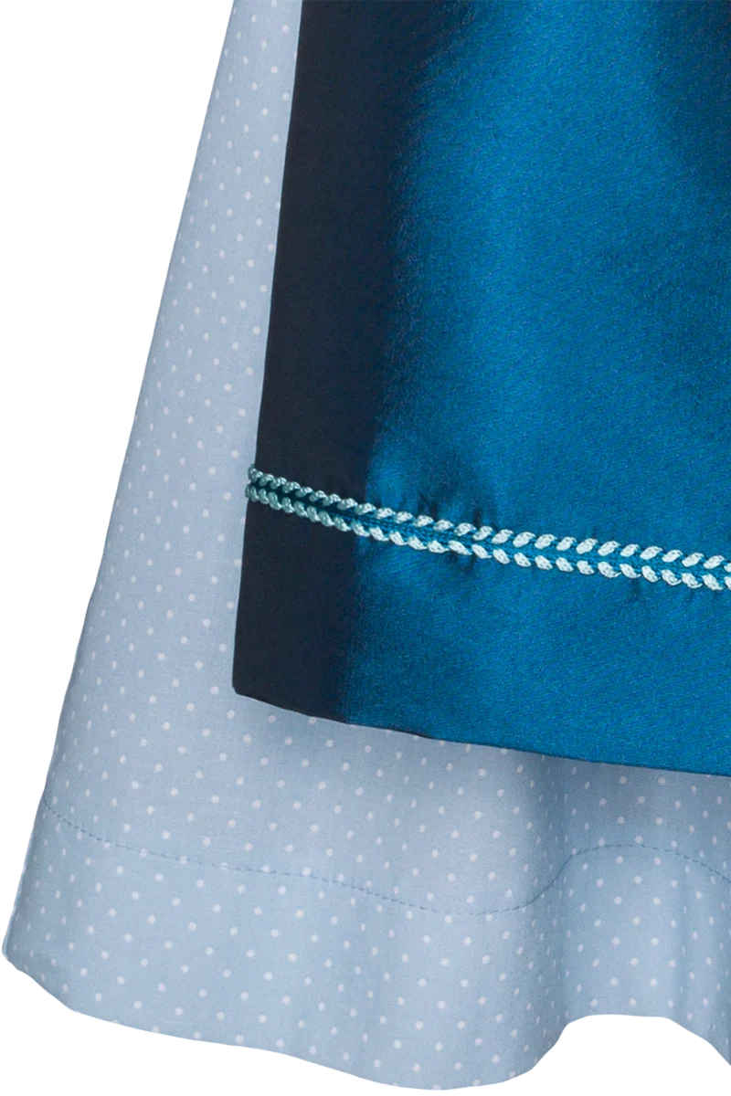 Kinderdirndl mit Blumenmuster und Bluse