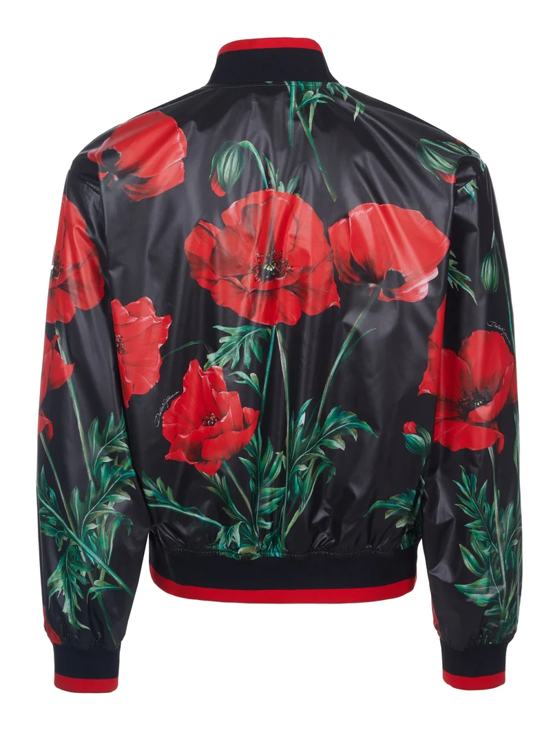 Dolce & Gabbana Papaveri Bomberjacke