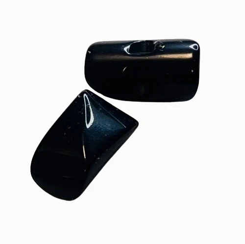 Knebelknopf Schwarz – Hornimitatknopf K-11