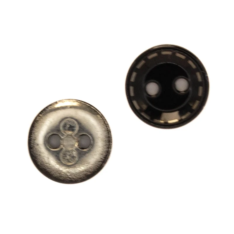 Kinderknopf Mini Schwarz – Metallknopf KPM-58