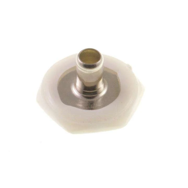 Mini Druckknopf Weiß – Kunststoff-Metallknopf NKM-30