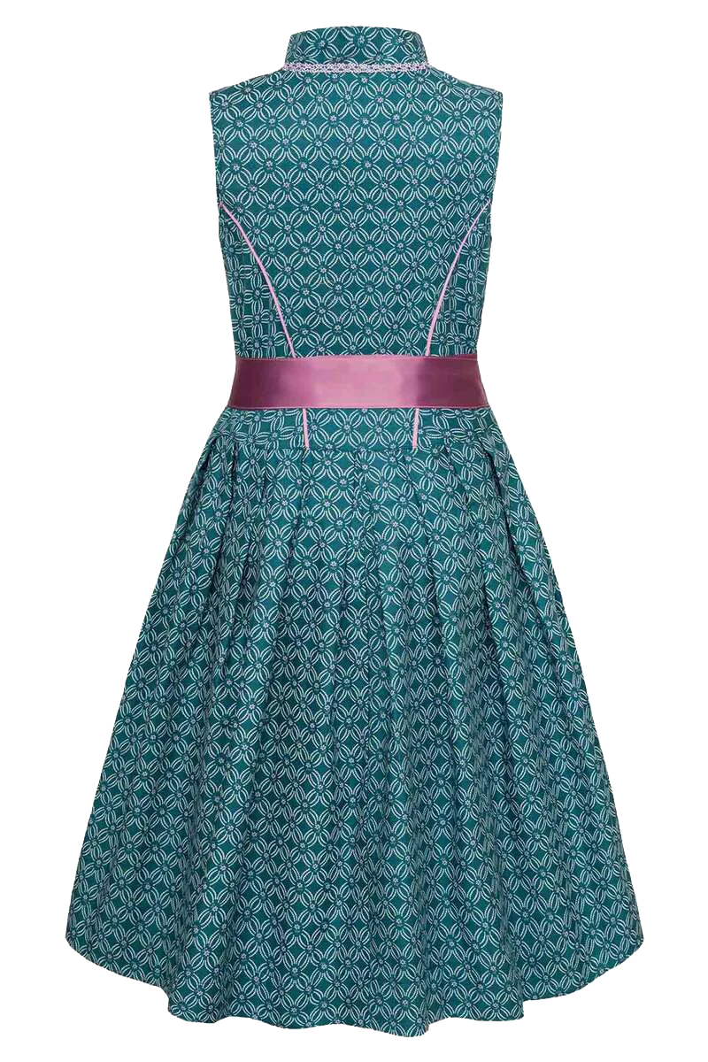 Kinder Teenie Dirndl hochgeschlossen V-Ausschnitt