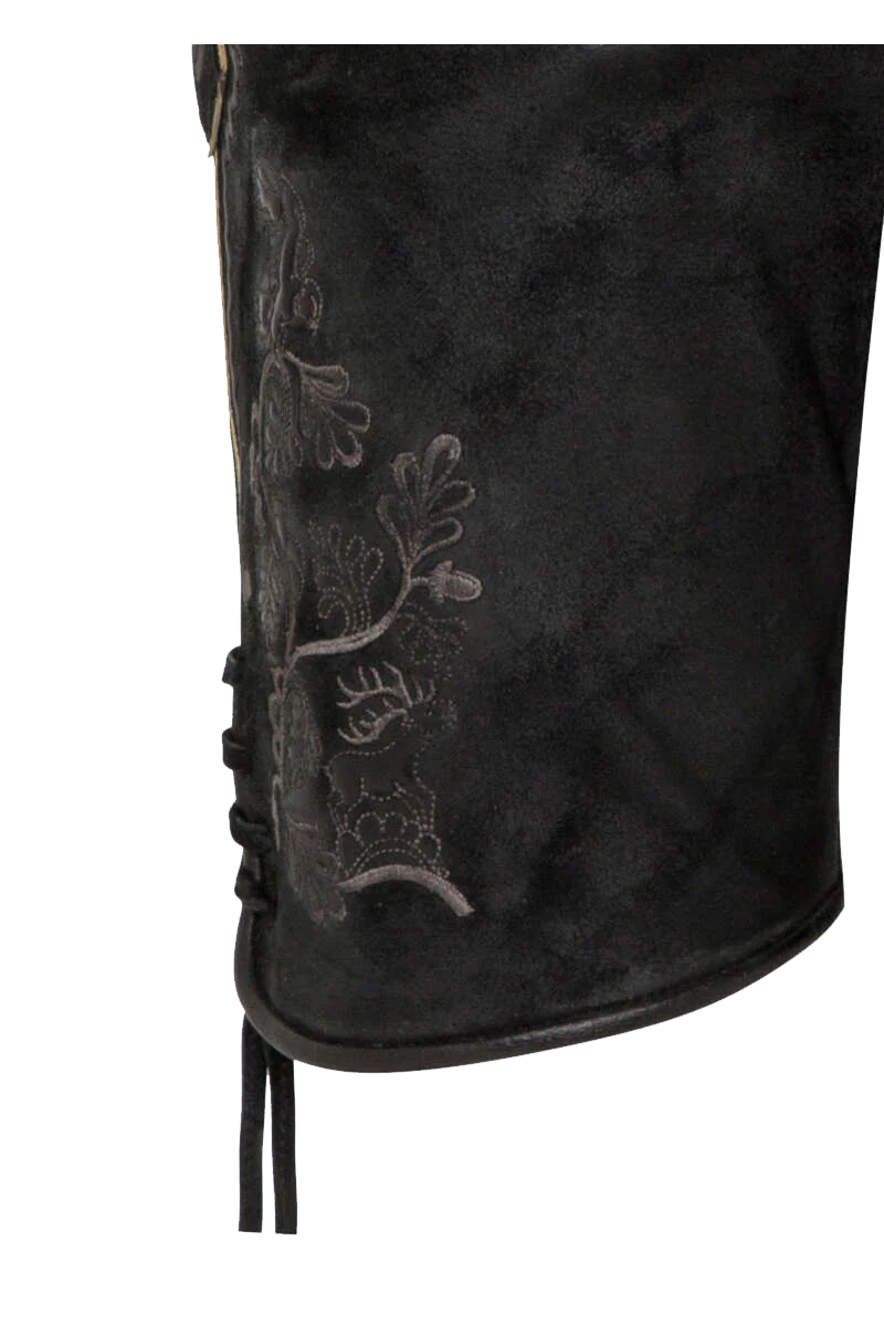 Herren Lederhose kurz mit Gürtel