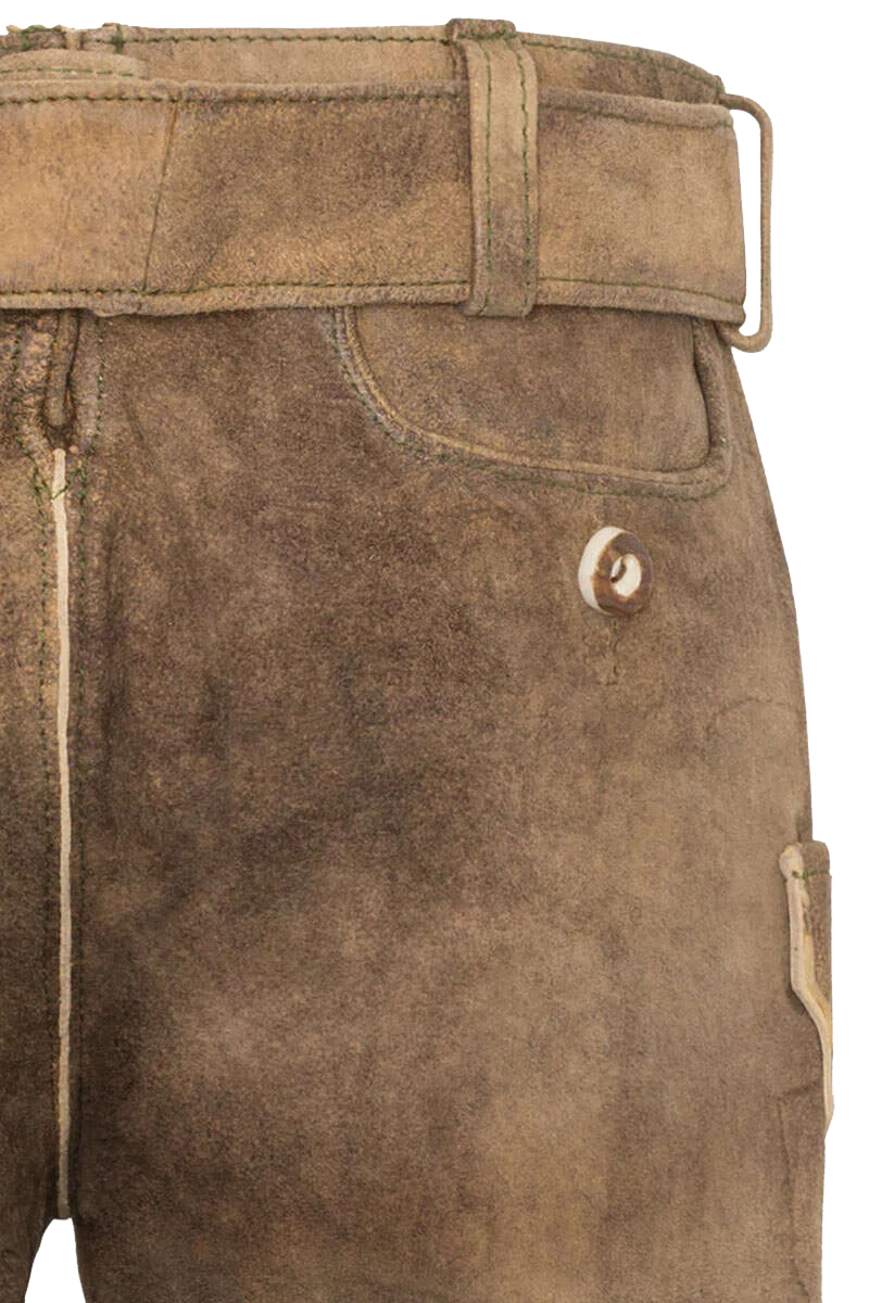 Kinder Lederhose mit Gürtel