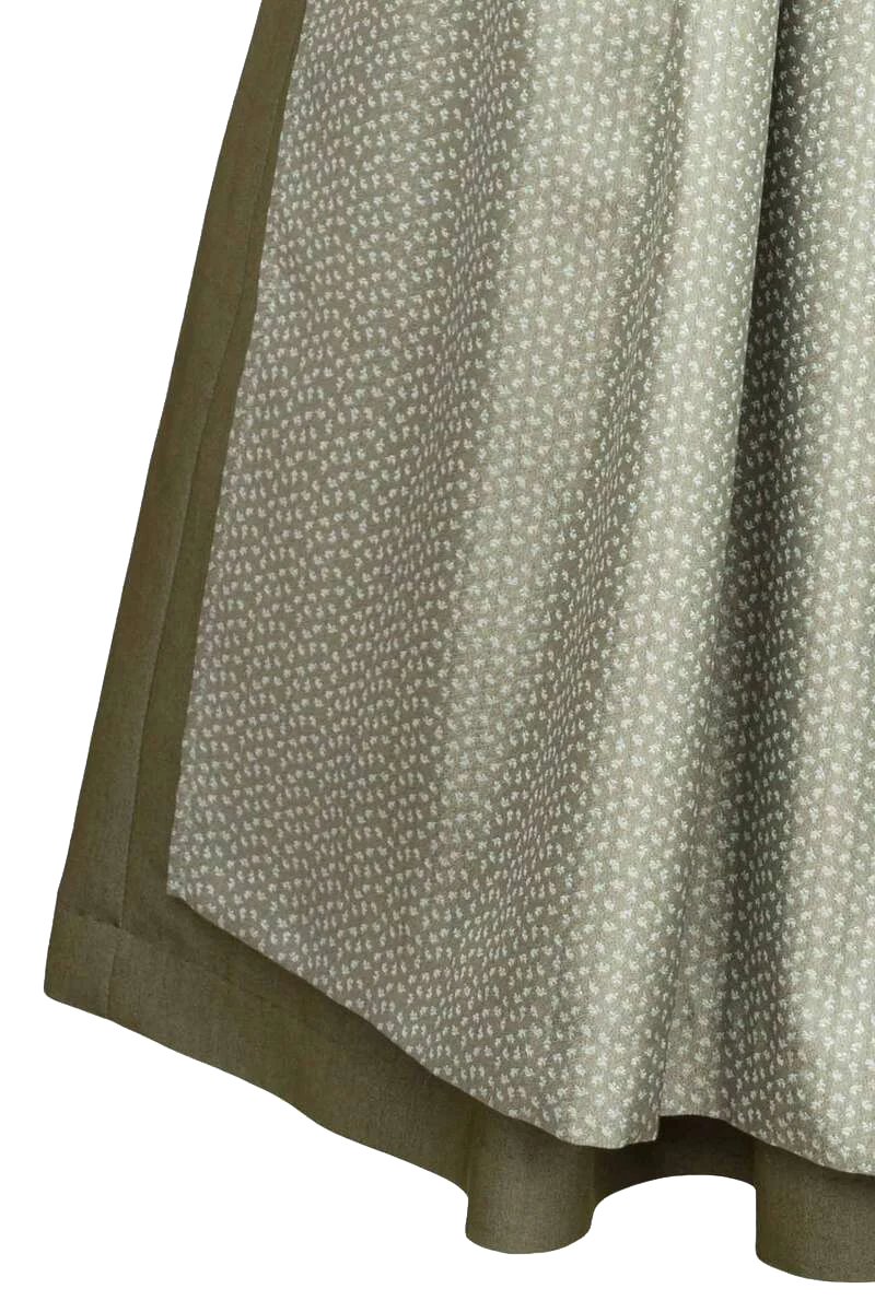Midi Stretchdirndl Jacquard-Oberteil
