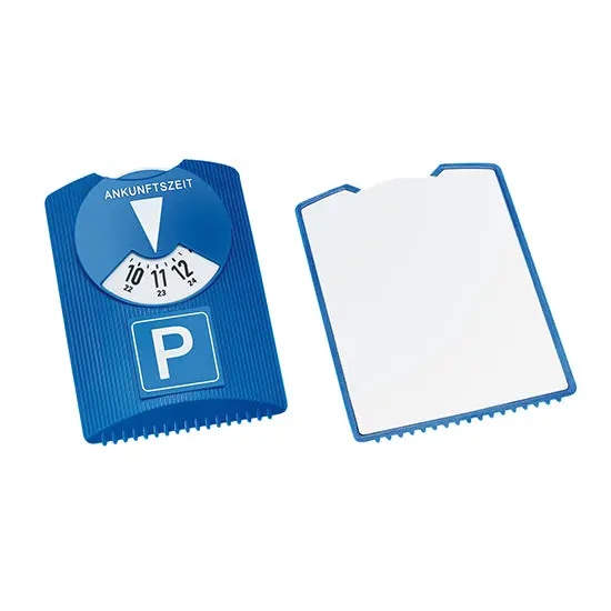 Design-Parkscheibe in Blau und Weiß – Einfach, Elegant & Effizient