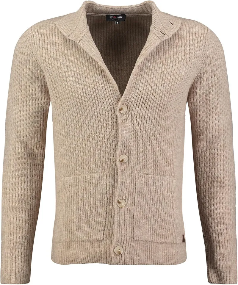 Key Largo Strickjacke beige