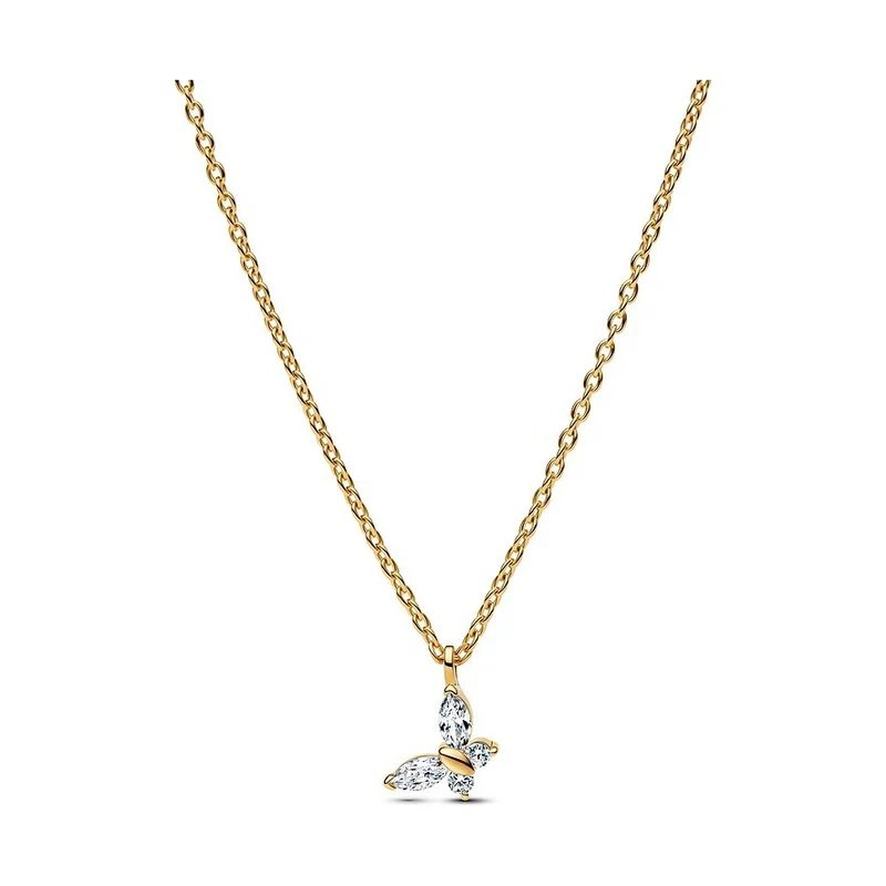 Pandora Damen-Kette Schmetterling Goldfarben 364267C01-45