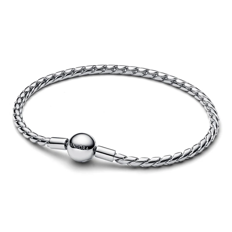 Pandora Moments Runder Verschluss Flügel-Kettenarmband 594028C00-20