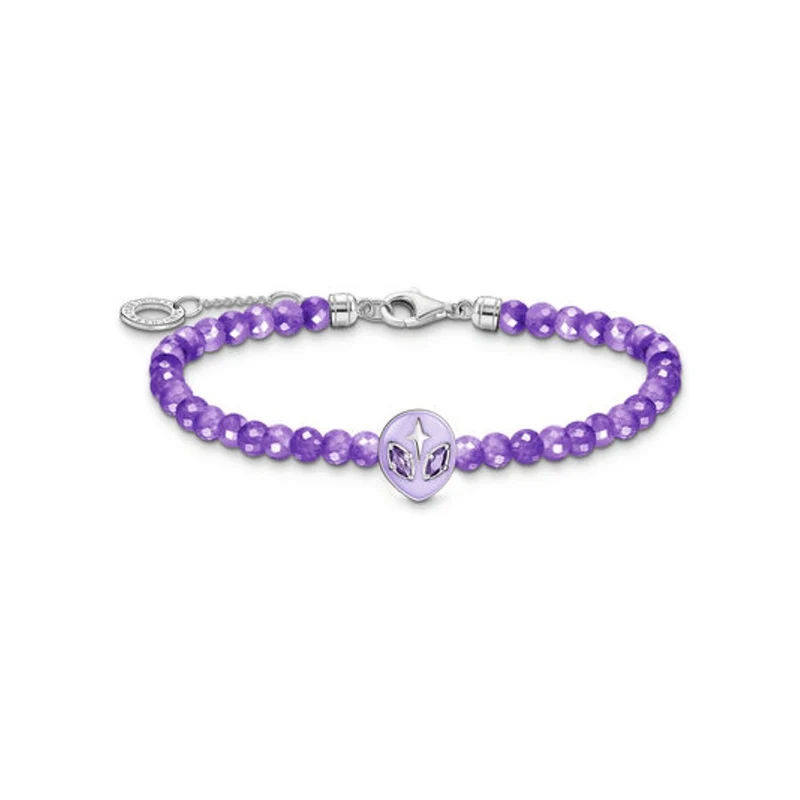 Thomas Sabo Armband Damen Charming Alien A2137‑041‑13‑L19V Silber/Lila