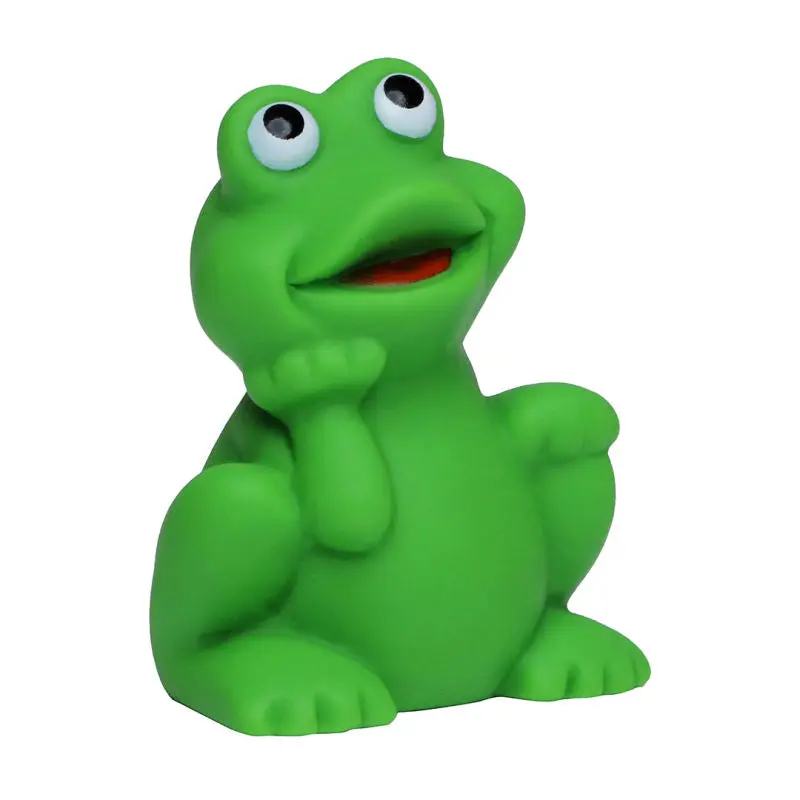 Schnabels Großer Quietsche-Frosch in Grün - Fröhliches Amphibien-Spielzeug