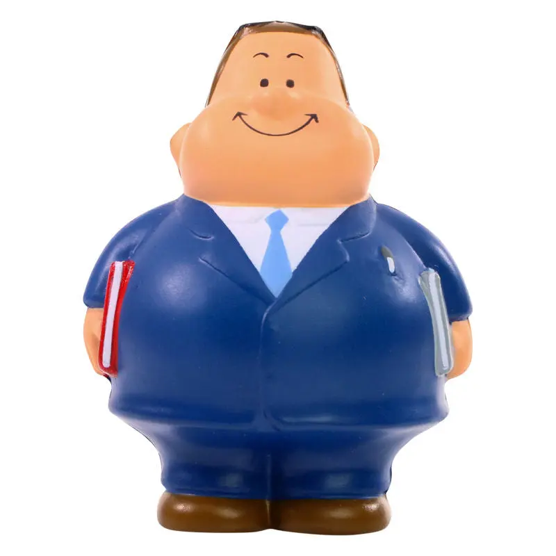 Mehrfarbiger SQUEEZIES Berater Bert Stressball - Weiche & Langlebige Anti-Stress Figur