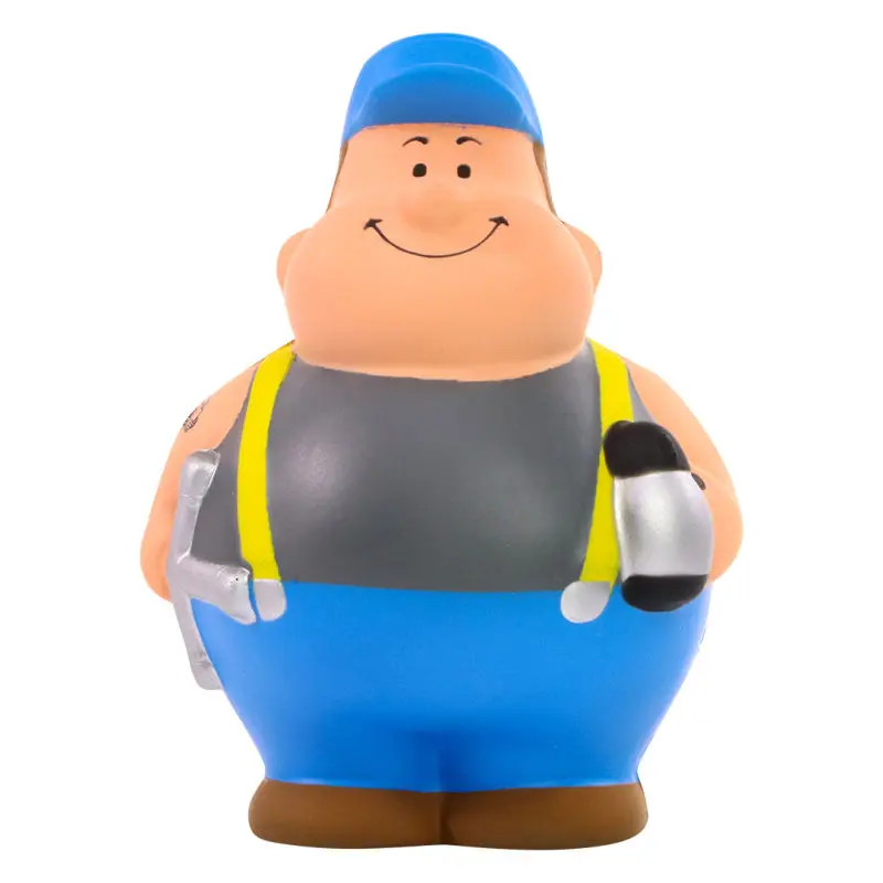 Bunter SQUEEZIES Trucker Bert - Mehrfarbiger LKW-Fahrer Antistress-Spielzeug