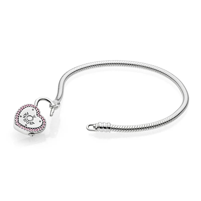 Pandora Armband Damen Moments Silber Rosa 596586FPC 20