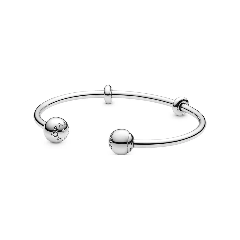 Pandora Armband Damen Moments Mesh Armband Silber 19 cm 596477-3