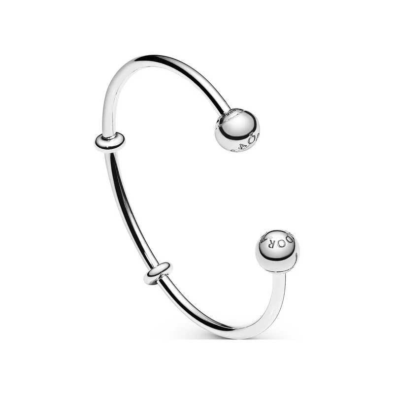 Pandora Armband Damen Moments Mesh Armband Silber 19 cm 596477-3