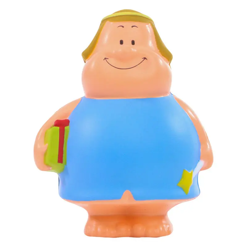 Bunter SQUEEZIES Engel Bert Stressball - Spaßiges Schreibtischspielzeug & Entspannungshilfe