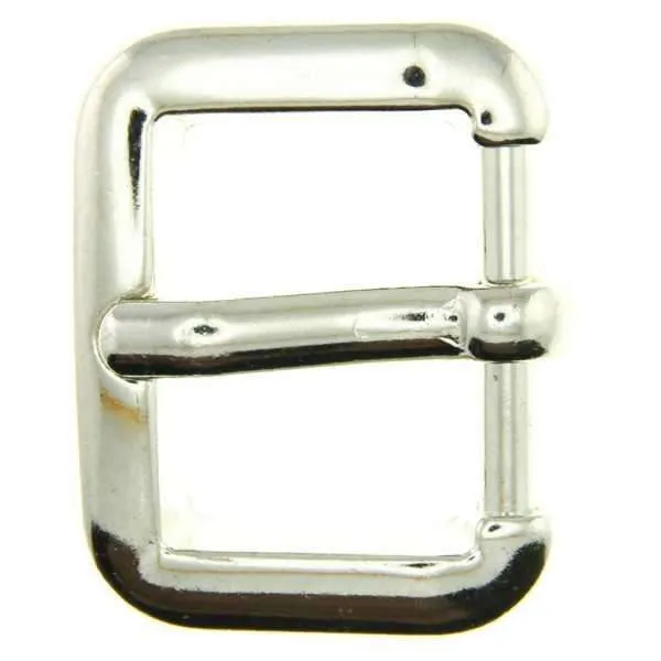 Gürtelschnalle Silberfarben 40 mm – Metallschnalle SM-17