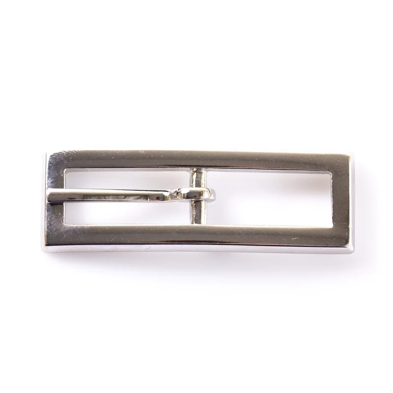 Gürtelschnalle schmal Silberfarben 10 mm – Metallschnalle SM-107