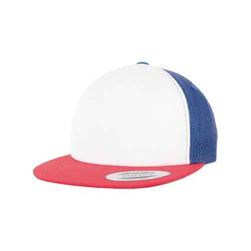 Foam Trucker Cap with White Front – Trendige Schaumstoff-Trucker-Kappe mit weißer Vorderseite