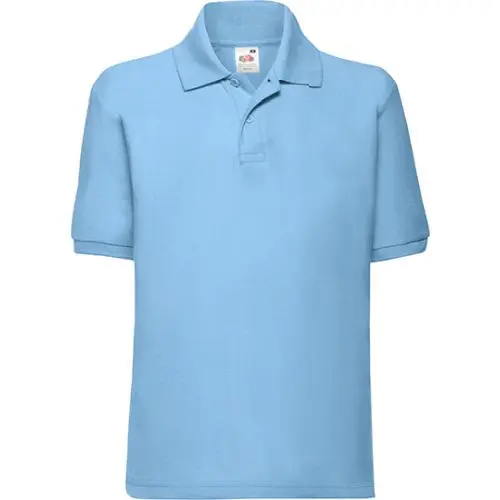 Kinder-Poloshirt 65/35 Mischgewebe, strapazierfähig und komfortabel für den Alltag