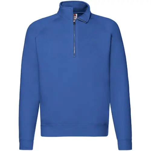 Exklusiver Reißverschlusskragen-Raglan-Pullover – Hochwertige Sportbekleidung