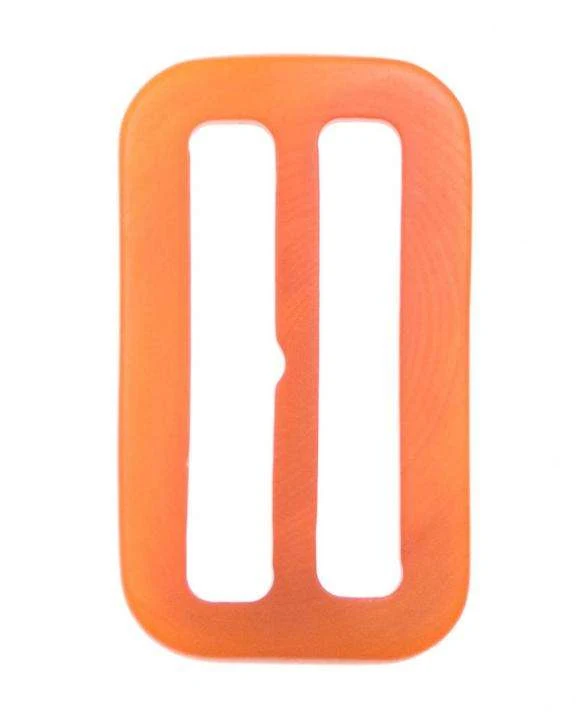 Gürtelschnalle Orange 64x37 mm – Kunststoffschnalle S-18