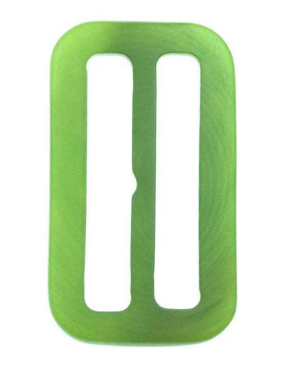 Gürtelschnalle Grün 64 x 37 mm – Kunststoffschnalle S-18