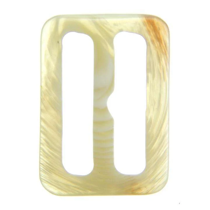 Gürtelschnalle Dunkel Beige 31 x 27 mm – Kunststoffschnalle S-18