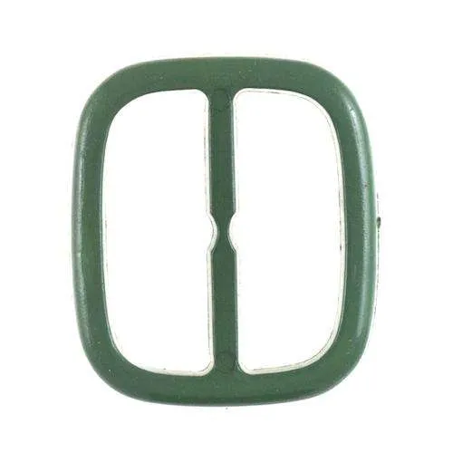 Gürtelschnalle Khaki 31 x 27 mm – Kunststoffschnalle S-17
