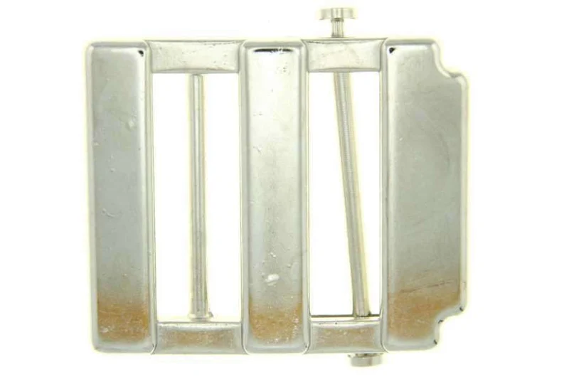 Gürtelschnalle Riegelschnalle Silberfarben 30 mm – Metallschnalle SM-37