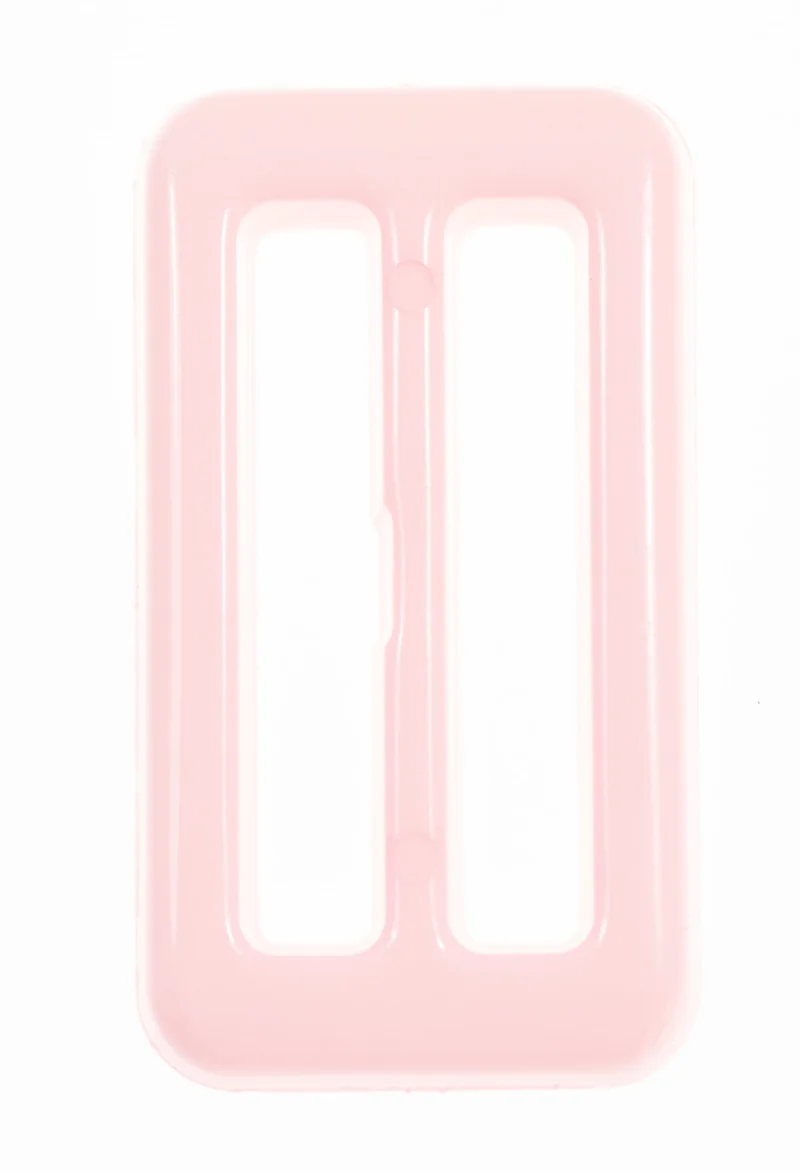 Gürtelschnalle Rechteckig Rosa 42 x 25 mm – Kunststoffschnalle S-45