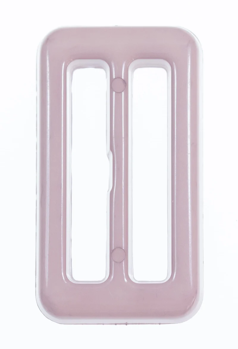 Gürtelschnalle Rechteckig Lila 42 x 25 mm – Kunststoffschnalle S-45