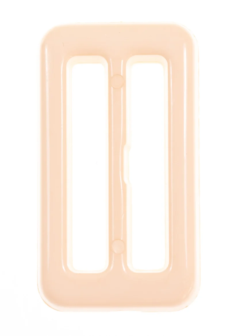 Gürtelschnalle Rechteckig Beige 42 x 25 mm – Kunststoffschnalle S-45