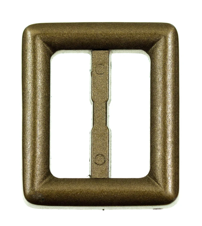Gürtelschnalle Rechteckig Bronze – Kunststoffschnalle S-41