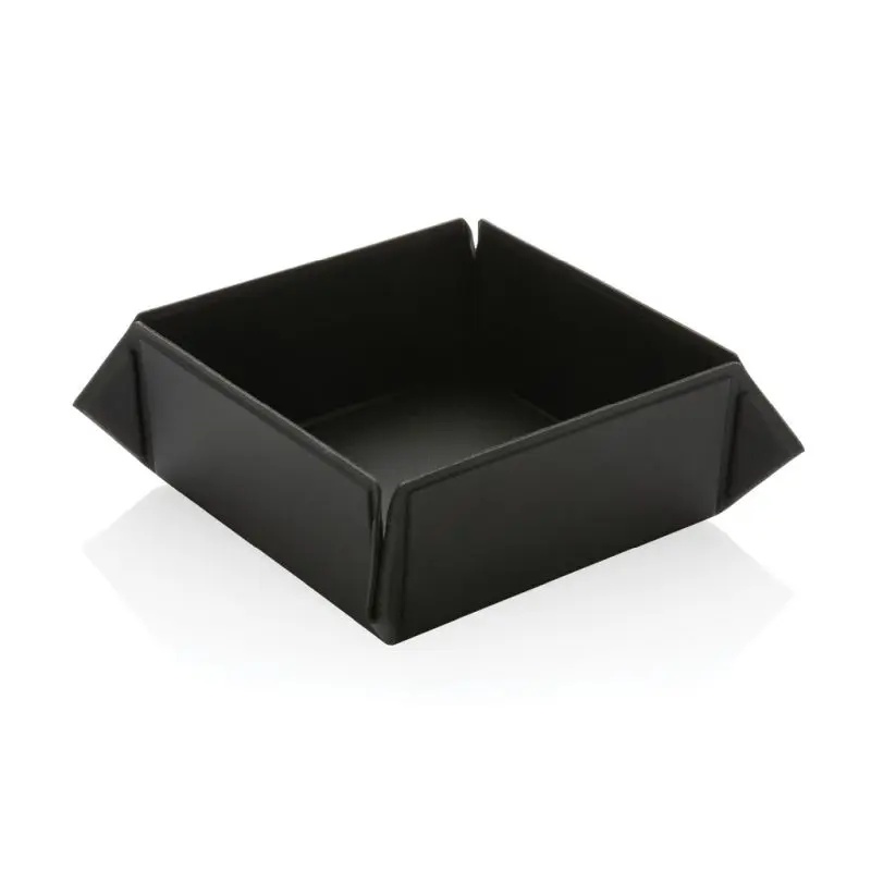 Swiss Peak Faltbare Box aus RCS-Recycling-PU mit Magnetverschluss - Schwarz