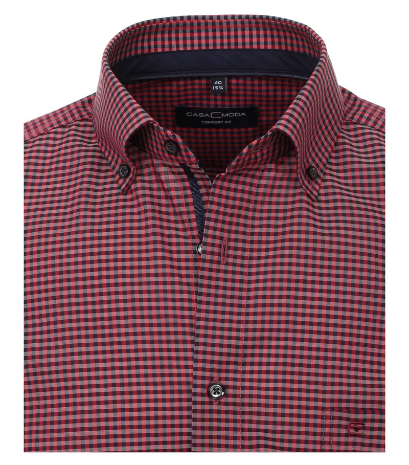 CASAMODA Businesshemden kariert Comfort Fit