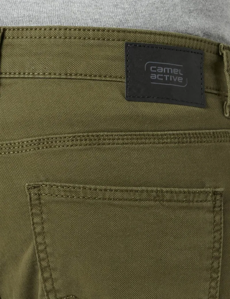 camel active Herren Baumwoll Relaxed Fit Woodstock Hose