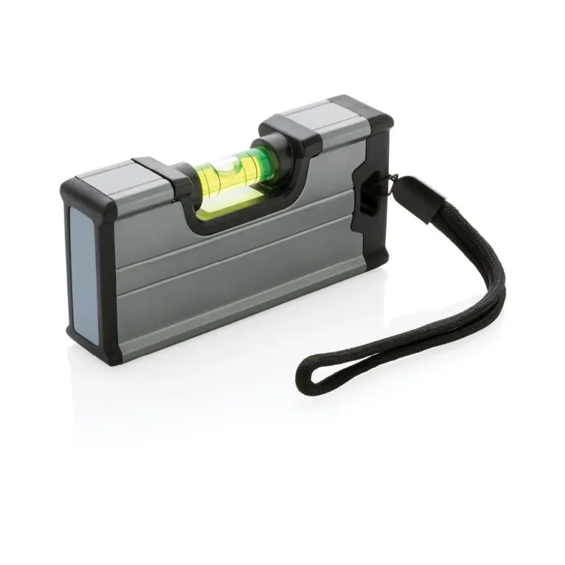 Graue Mini-Wasserwaage mit Magnet - Praktisch & Präzise, 100 Zeichen