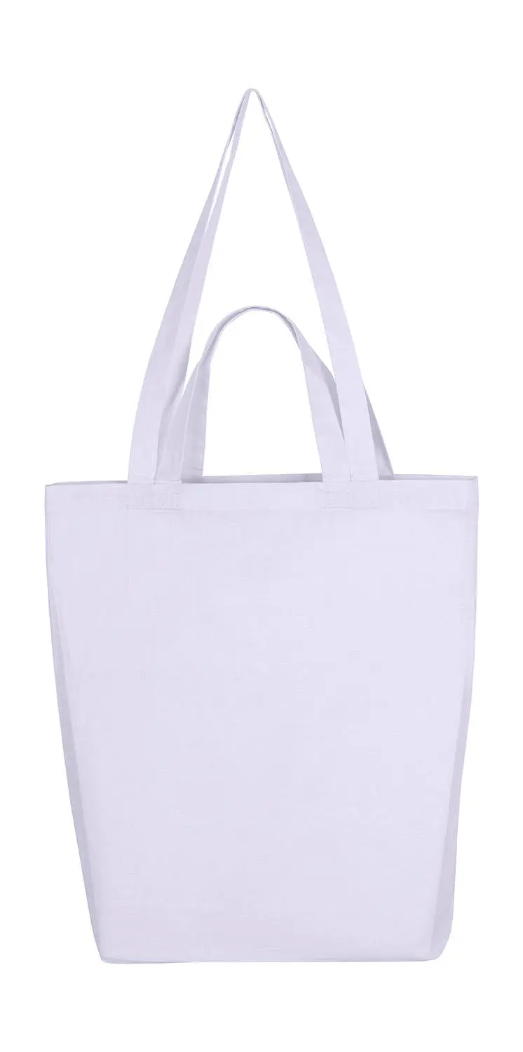 Doppelgriff-Gusset-Tasche für nachhaltigen Alltag