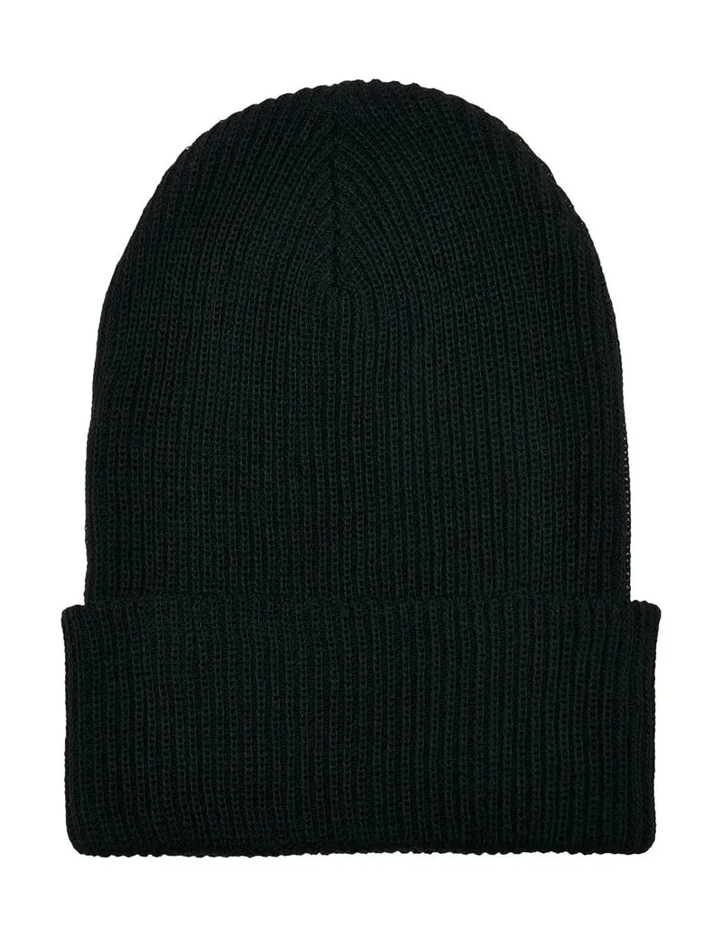 Recycelte Garn Rippstrickmütze
