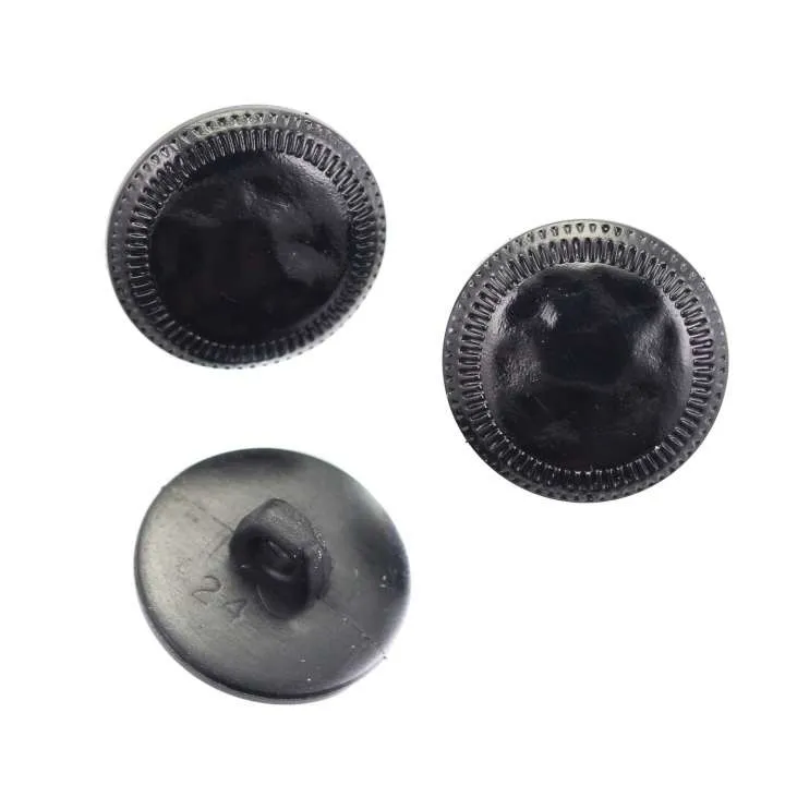 Ösenknopf Schwarz – Kunststoffknopf KS-31